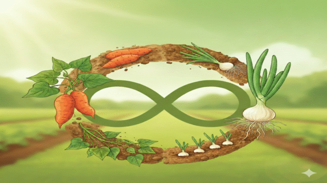 家庭菜園で循環栽培