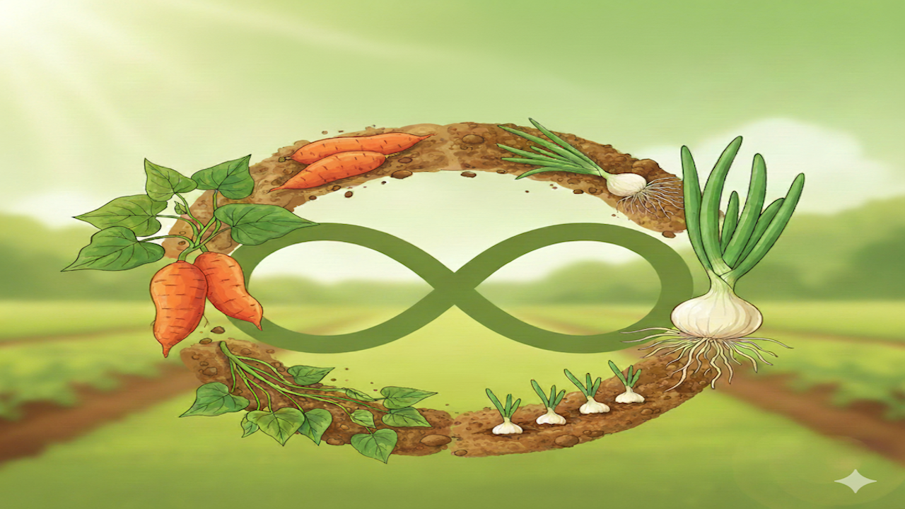 家庭菜園で循環栽培